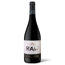 BOTELLA VINO TINTO "RAW...